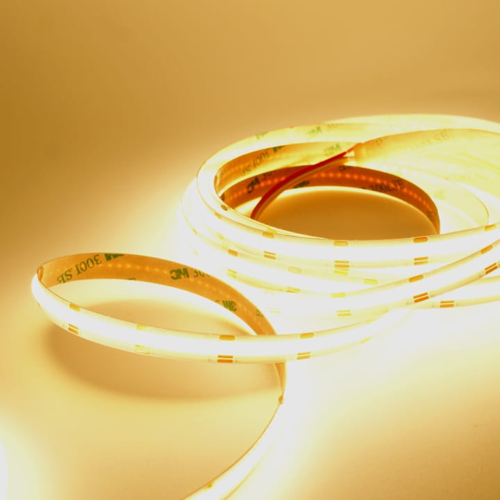 CCT MultiWhite COB LED pásek, 2700K-6000K, 24V DC / 608LED / 14W / IP20 / 10mm / PRO+